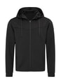 Heren Hoodie Gerecyclede Scuba Stedman ST5840 Black Opal